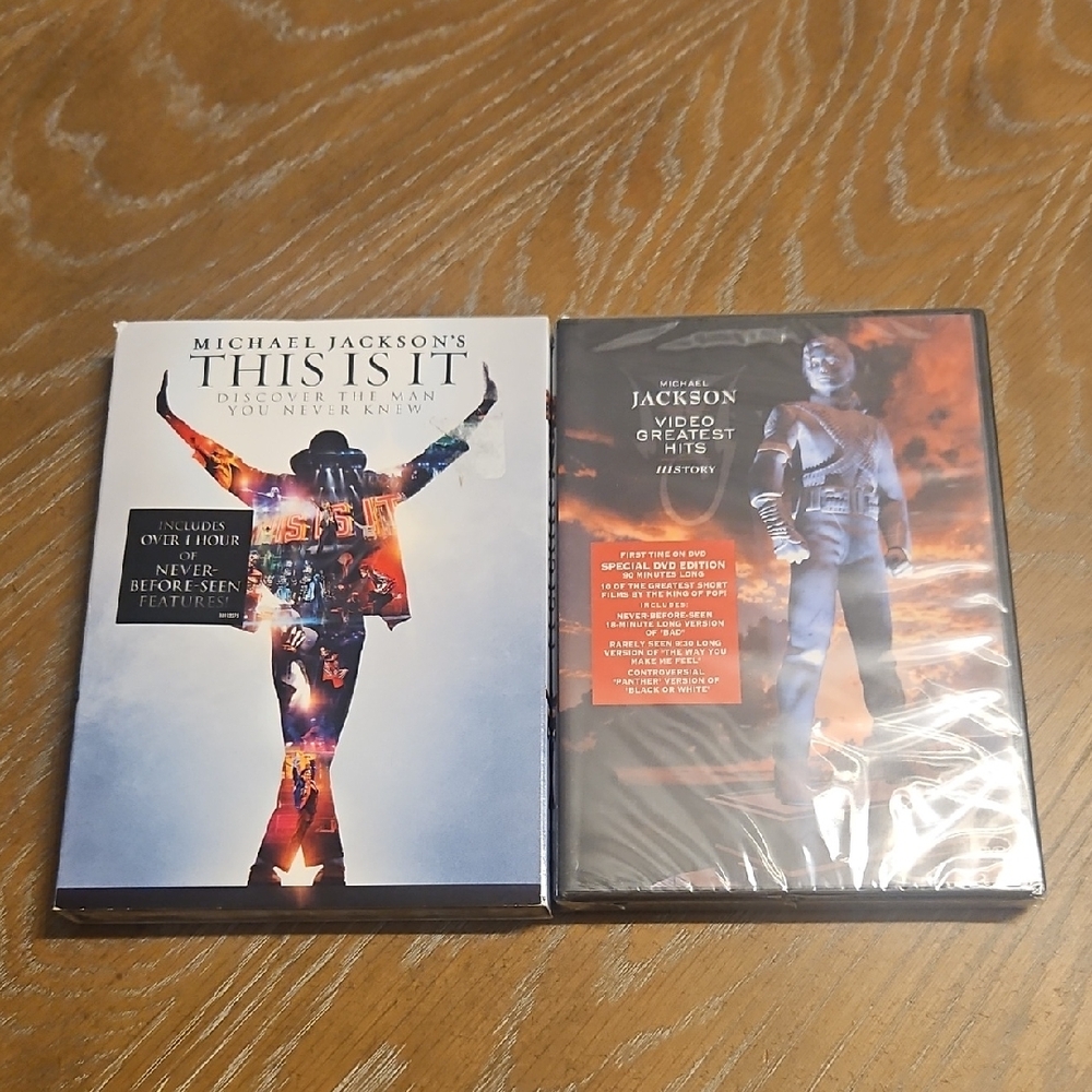 MICHAEL JACKSON DVDS